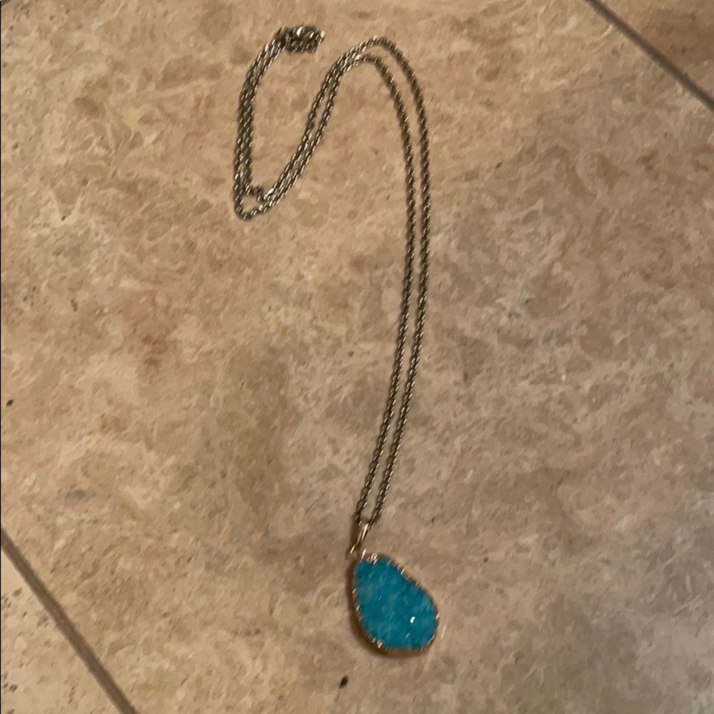 Turquoise stone necklace